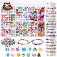 1000Pcs Perlen Zum AuffäDeln Kinder 15 Muster Bunte Perlen Zum ArmbäNder, Blumen