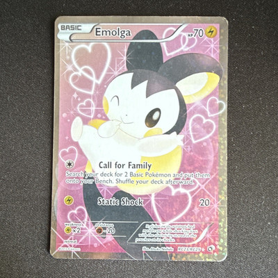 Pokemon Co. 2013 Emolga Holo RC23/RC25 Legendary Treasures RC Uncommon