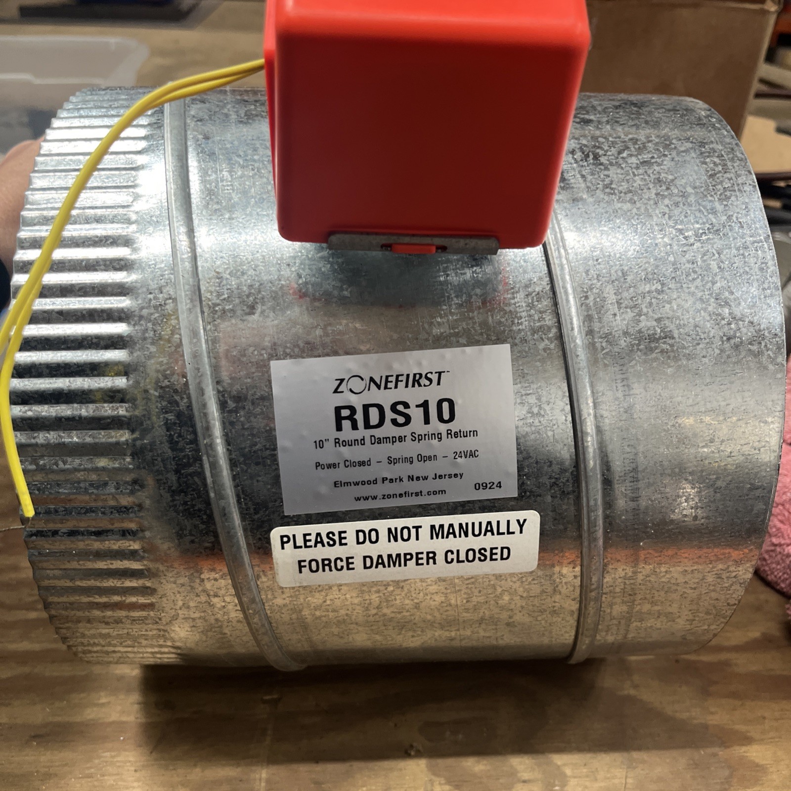 Zone first RDS12 Spring Return Damper