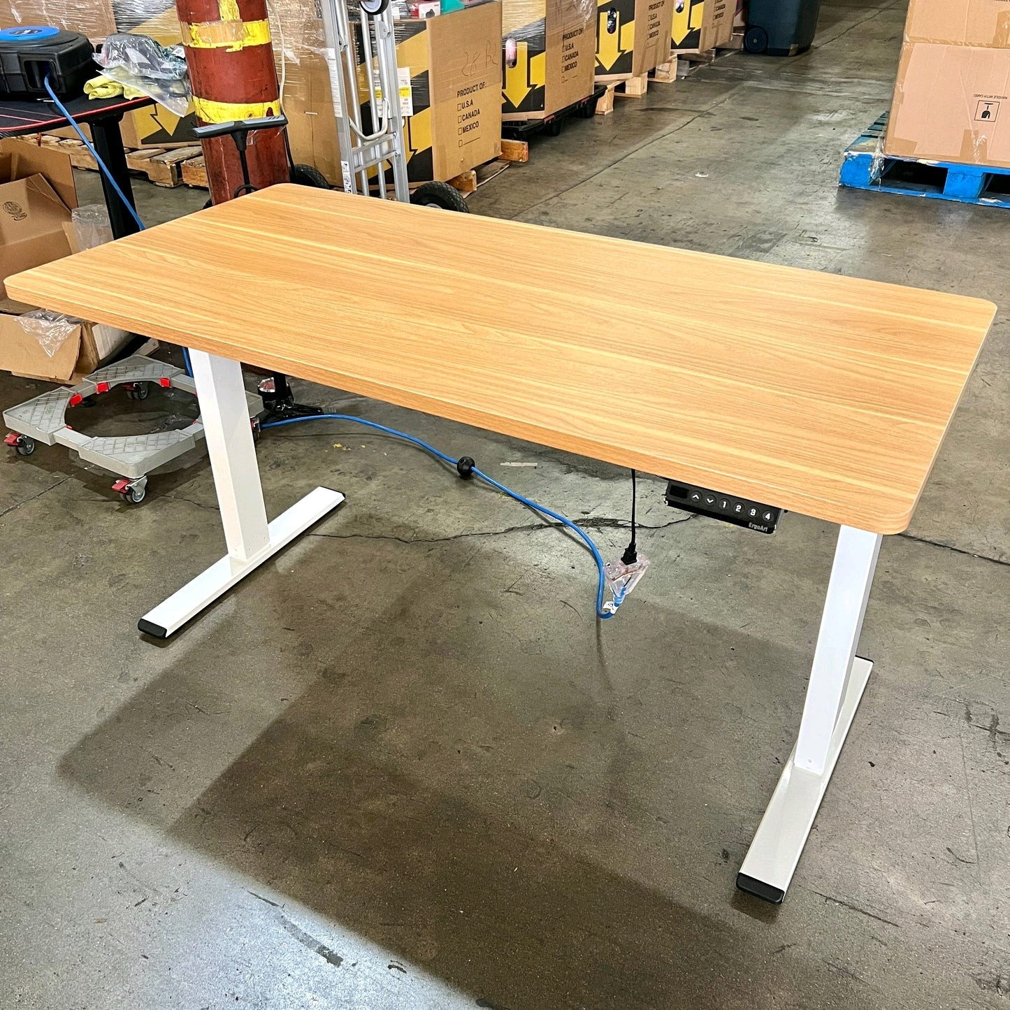 Smart TV's, standing desk, custom keyboard, accessories take it all-image