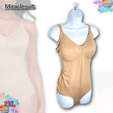 NWOT Miraclesuit 2XL Comfy Curves Firm Control Wireless Bodybriefer 2510 Beige