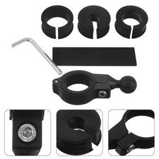 1 Set Aluminum Alloy Handlebar Clamp Mount Base With 0.7'' Ball - Motorcycle