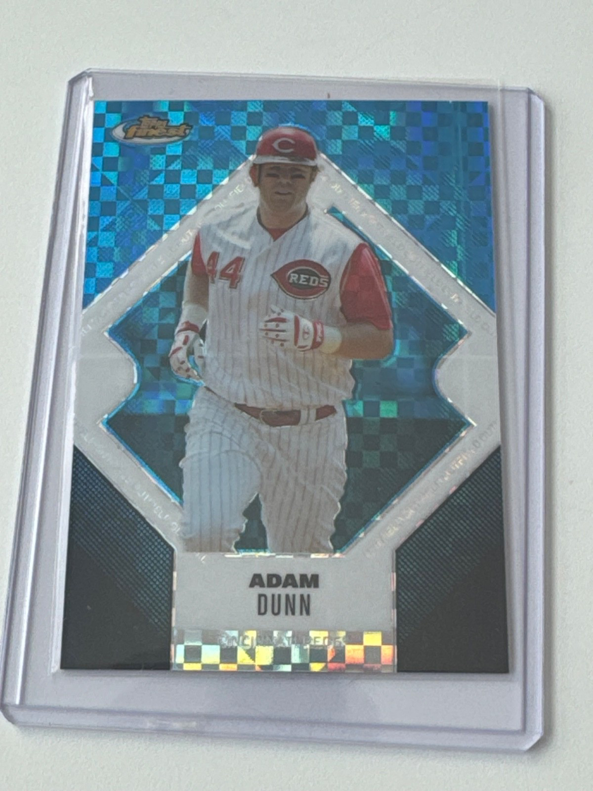 2006 Topps Finest Blue X-Fractor /150 Adam Dunn #85