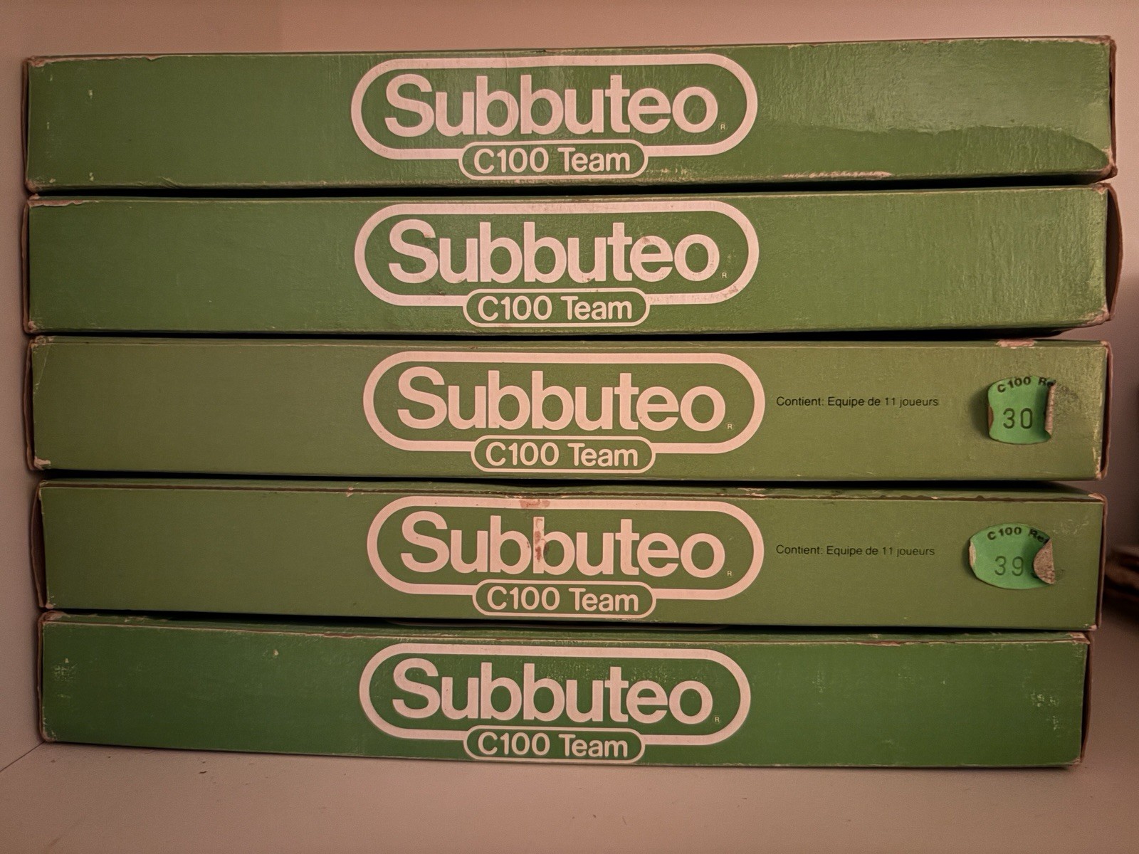 SUBBUTEO vintage anni 80 :Flamenco 507, Santos 165, Gremio 399, Penarol 301