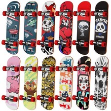 Finger Skateboards for Kids Set of 12, Mini Skateboard Fingerboards 12 Pieces...
