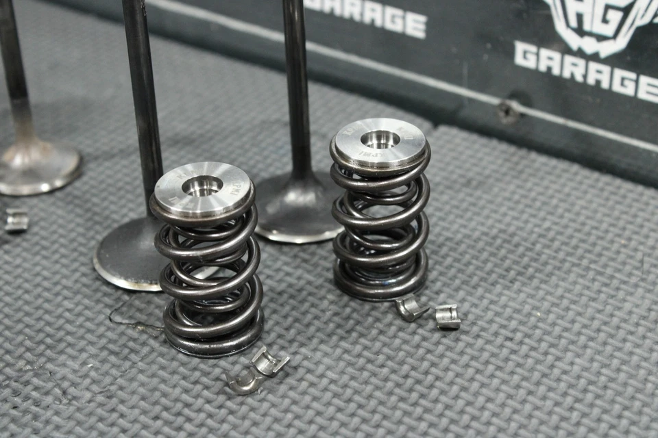 KAWASAKI 09-15 KX450F KIBBLEWHITE ACERO INOXIDABLE VÁLVULAS DE ESCAPE RESORTES Foto 3 de 4