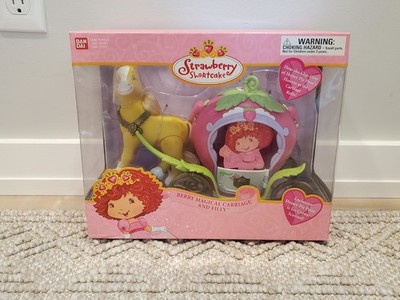 Very Rare! Sealed New 2005 Strawberry Shortcake BERRY MAGICAL CARRIAGE AND FILLY