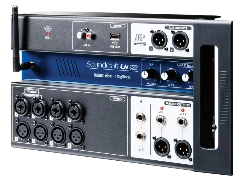 Soundcraft Ui12 Remote Controlled Digital Mixer Ui Series Wireless Operation NEW - Image 3 of 4