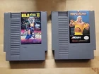2 GAMES Ninja Gaiden II 2 The Dark Sword of Chaos & WRESTLE MANIA Nintendo 1985