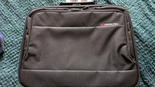 Image of Monolith Nylon Computer Laptop Case Black 2342. Fits Laptops Up To 17.6. NEW