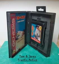 Tom and Jerry: Frantic Antics! (Sega Genesis) w/ Manual Hi Tech NTSC-U/C 1993