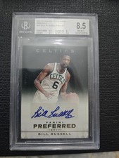 2011-12 Panini Preferred Emerald BILL RUSSELL Auto /3