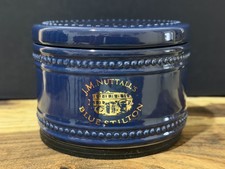 J. M. Nuttall’s -  English Blue Stilton Cheese Jar W/Lid (MINT CONDITION) *RARE*