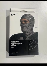 NEW With Box Nike Pro Hyperwarm Ski Mask Hood Rare Grey Camo Free Shipping 