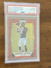 2017 Prizm Deshaun Watson Red Power /49 Psa 10