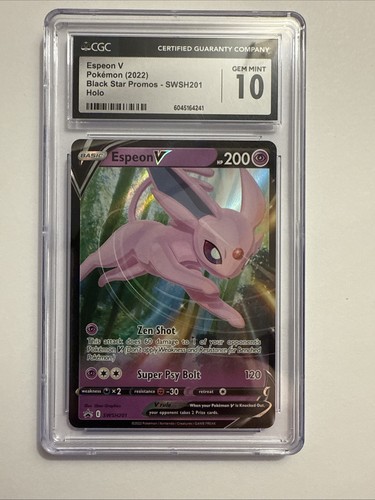 Espeon V graded CGC 10 for sale on eBay