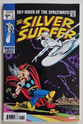 Silver Surfer #4 NM 1st Thor Vs Silver Surfer 2nd App Mephisto Marvel Facsimile 