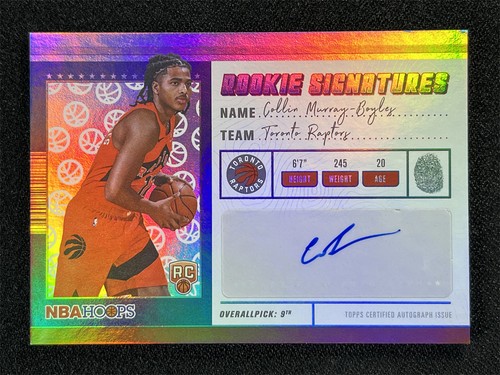 2025-26 Topps NBA Hoops Collin Murray-Boyles Rookie Signatures Auto RC #HRS-CM