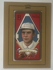2003 Topps 205 Framed Buyback 1911 T205 Tris Speaker Red Sox HOF One Of A Kind?