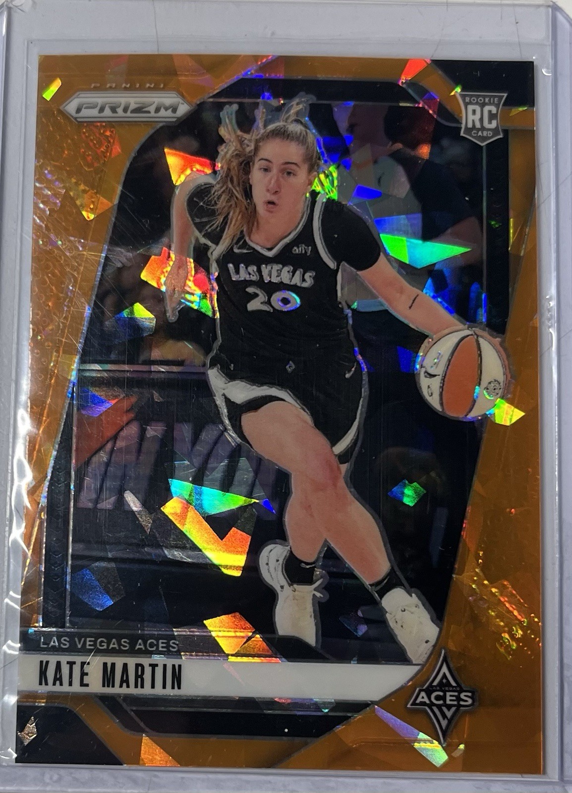2024 Panini Prizm WNBA - Kate Martin #126 Orange Ice Prizm (RC)