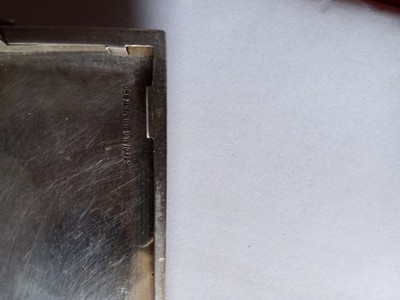 120 cigarette case Vintage Japanese 950 Sterling Silver Cigarette Case 4