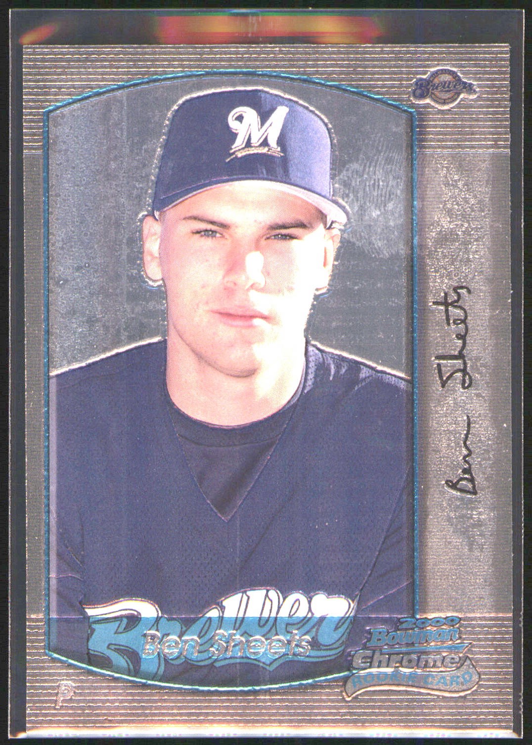 Ben Sheets Rookie 2000 Bowman Chrome #207 Milwaukee Brewers