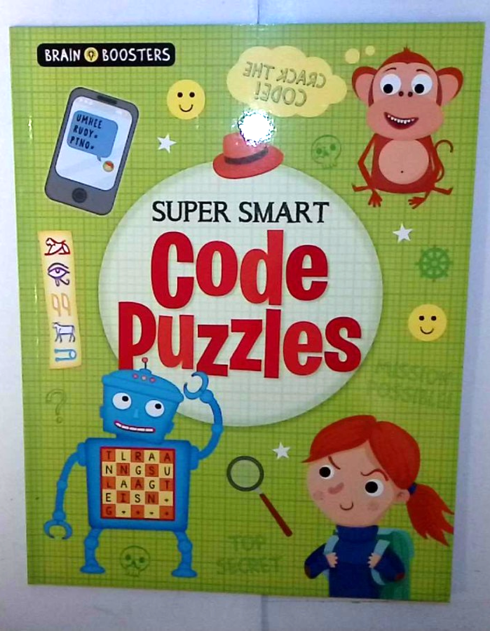 Code Puzzles Brain Boosters Super-Smart Activity Book age 6+