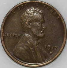 1917-D Wheat Cent, Popular Collector Coin As Shown [SN02]