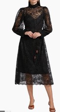 Farm Rio Lace Dress Black Sz XL $299