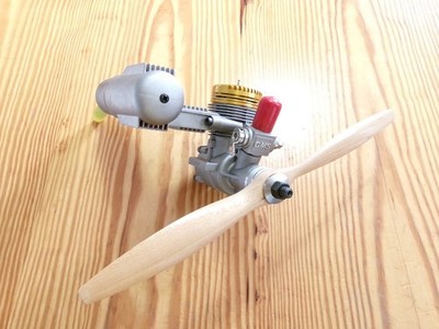 GMS 2000 .76-II Rc Engine Gold Head w/ GMS Muffler   5/28