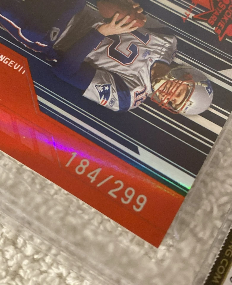 2005 Leaf RC's & Stars Longevity Tom Brady #57 184/299 Patriots - GMA NM-MT+ 8.5 - Image 3 of 3