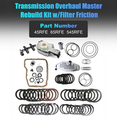 Transmission Overhaul Master Rebuild Kit w/Filter Friction 45RFE 65RFE 545RFE