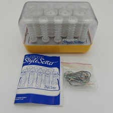 Clairol Style Setter C 14 Hot Rollers Hairsetter w/ Clips Manual Excellent
