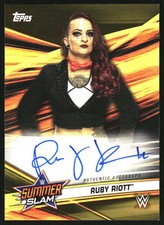 2019 Topps WWE SummerSlam Autographs Gold #OCRR Ruby Riott Auto /10