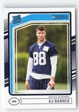 AJ BARNER #367 RC 2024 PANINI DONRUSS SEAHAWKS ROOKIE