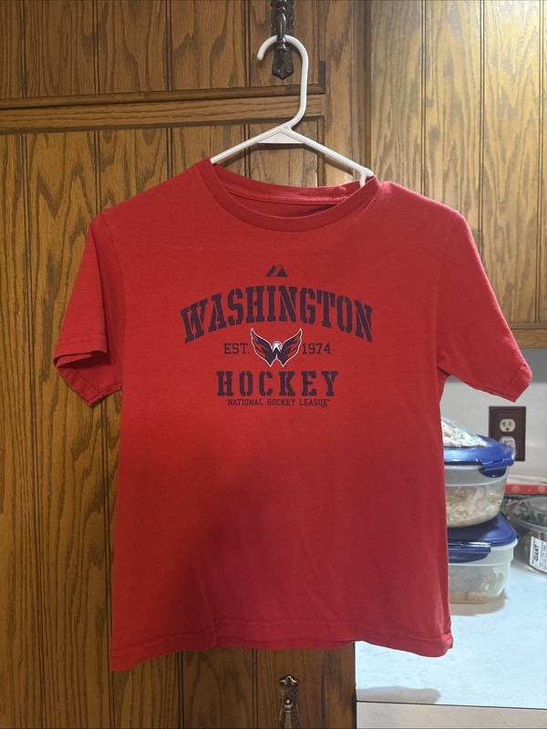 Washington Capitals Shirt Size Medium Youth Red