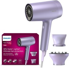 Image of Philips Professional Hair Dryer with Diffuser 7000 Series – 1800W ThermoShiel...