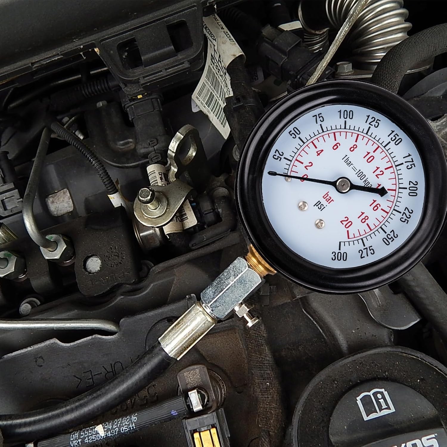 8pcs Petrol Engine Cylinder Compression Tester Kit, Small Compression... 