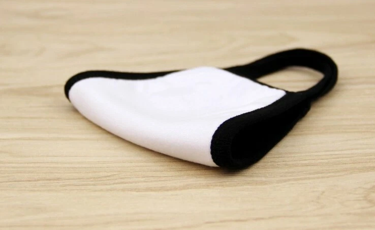 Mascarillas de algodón divertidas de dibujos animados para mantener caliente máscara bucal respirador negro 3 piezas Foto 4 de 4