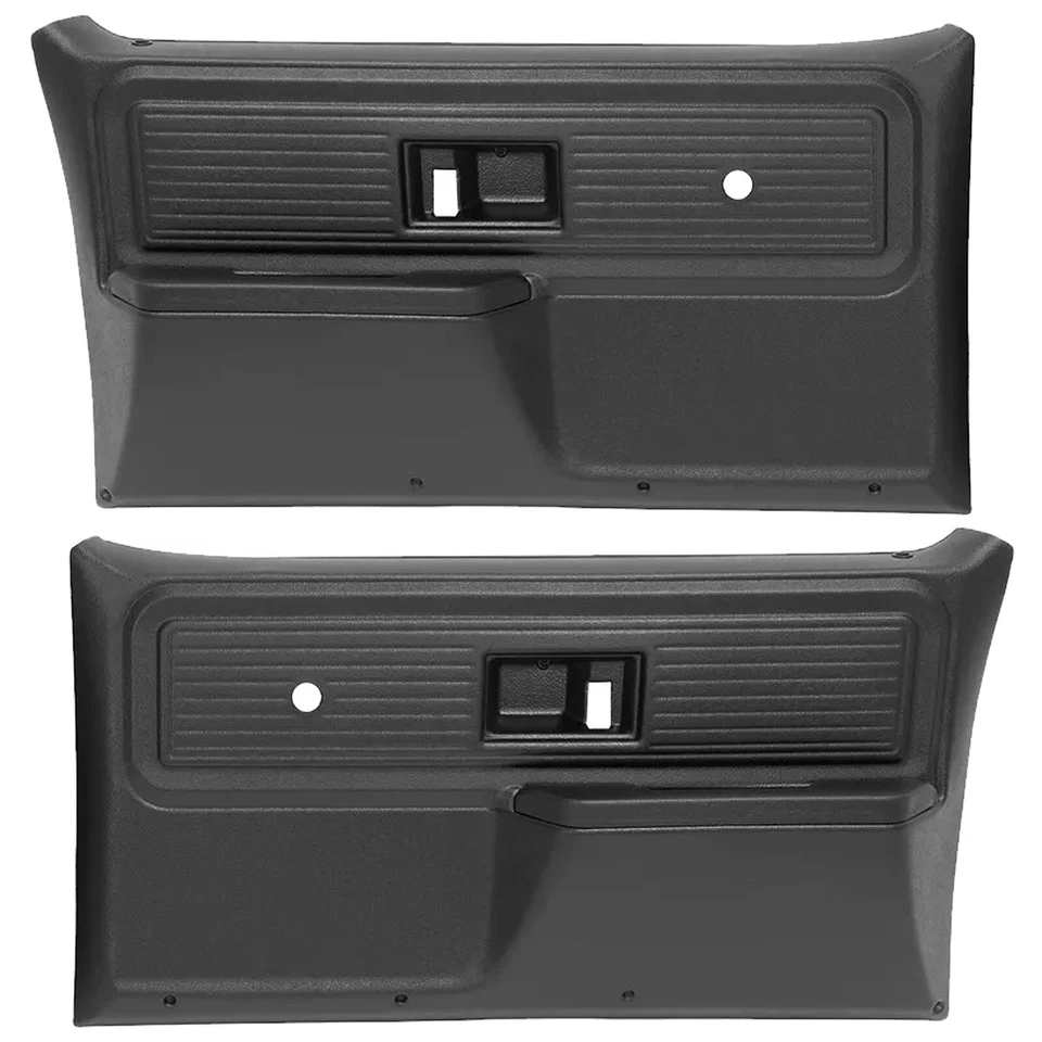 For Chevrolet/ GMC Truck 1977-1980 Inner Door Panels Black Plastic Left+Right Foto 2 de 4