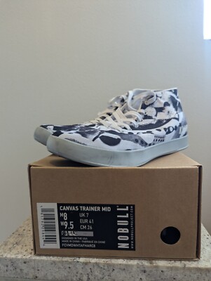 Nobull Artists for humanity Canvas Mid Trainer M8/W9.5 Shoes  display picture 2