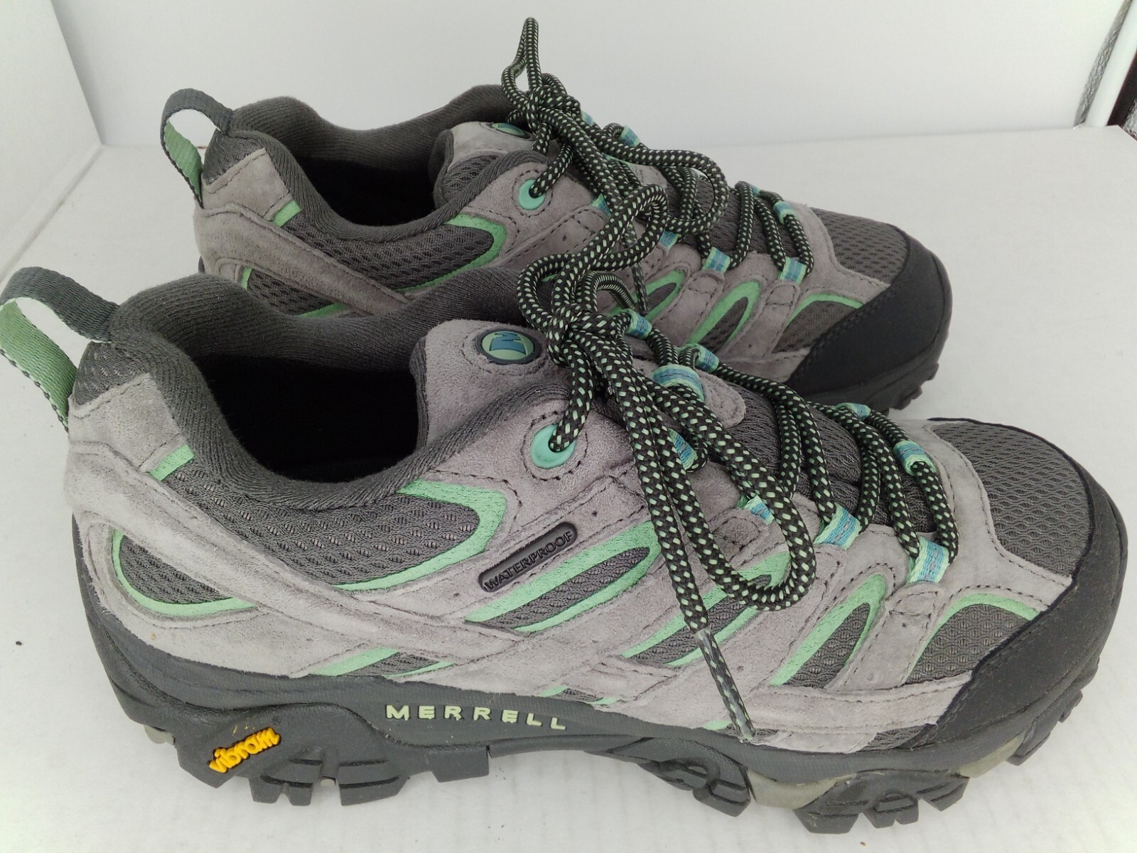 Merrell Scarpe da Escursionismo Donna Moab 2 Impermeabili Grigio Come Nuove Taglia 8 5 M US