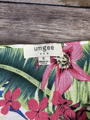 Umgee Cardigan Sweater Womens Size S Floral Short Sleeve Open Front Tussle BOHO - Picture 14 of 15