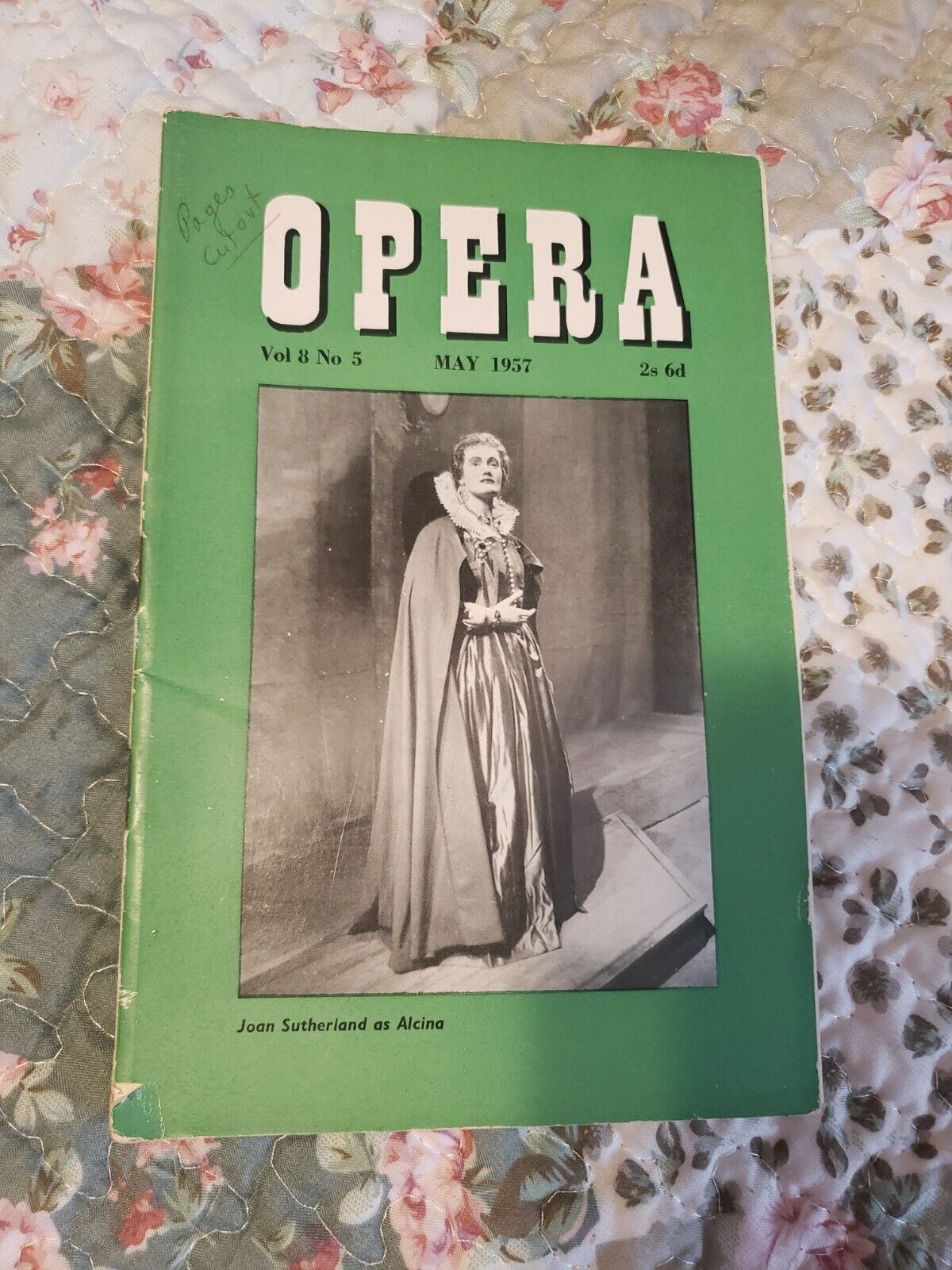 Opera  at Covent Garden Joan Sutherland as Alcina