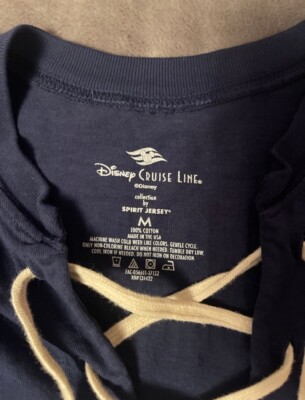 Disney Cruise Line Spirit Jersey Nautical Size Medium Made In USA