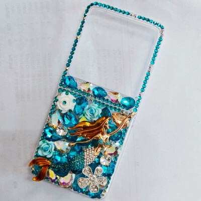 Flip Case Girly Sparkly Luxury Bling Full Diamonds Women Hard Phone Cover Case