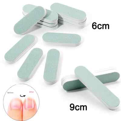50/100 Pcs/Lot Green/White Sanding 600/3000 Sponge Manicure Washable Buffing