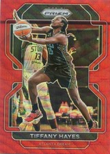2022 Panini Prizm WNBA TIFFANY HAYES #86 RED RUBY WAVE PRIZM DREAM