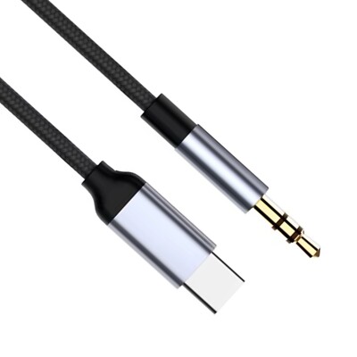USB C Aux Kabel  1 m Audio USB-C Klinke Adapter 3,5mm type C Geräte Hochwertig