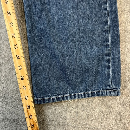 Jeans holgados Rock & Republic 34 30 corte boot bordado solapa bolsillo Henlee Y2K - Imagen 6 de 16